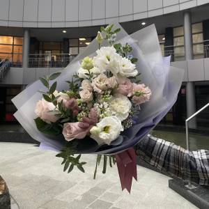 Букет с гиацинтами "Поле цветов"