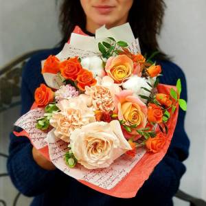 Букет с гиацинтом "Летнее настроение"