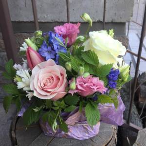 Букет с гиацинтом "Летний запах"