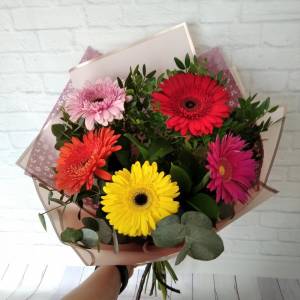 Букет с гербер