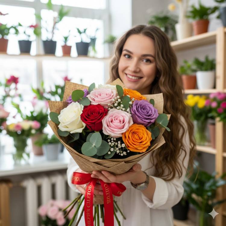 5 роз микс 5 роз микс