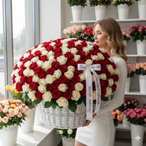 Букет из 301 розы