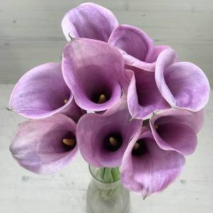 Букет из калл "Сиреневая дымка"