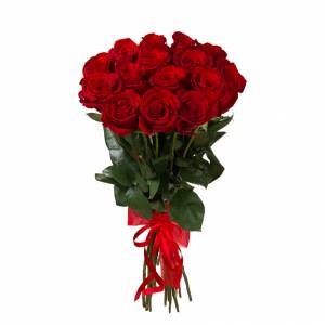 Букет из 25 красных роз 70 см