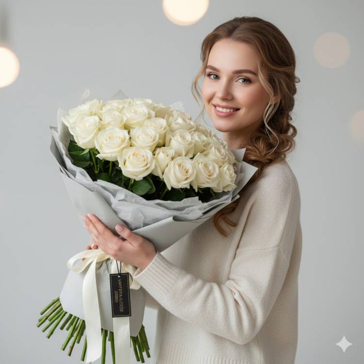 Розы Avalanche "Безупречная Нежность"