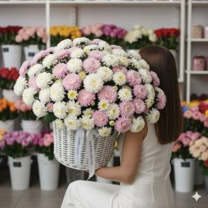 Букет с астрами "Вальс ароматов"