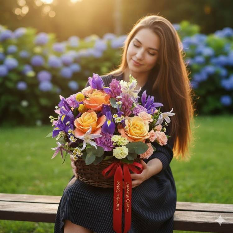 Букет с гиацинтами "Позитив" Букет с гиацинтами "Позитив"