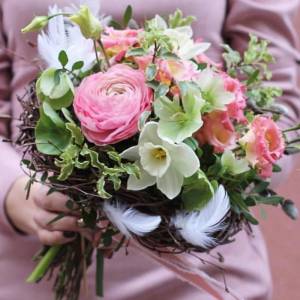 Букет с нарциссами "Summer day"