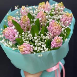 Букет с гиацинтами "Тиффани"