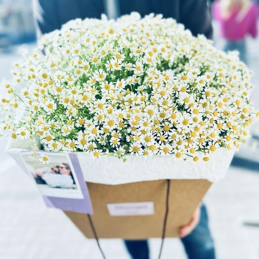 Ромашки в коробке