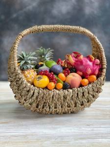 Букет из фруктов в корзине "Экзотический"